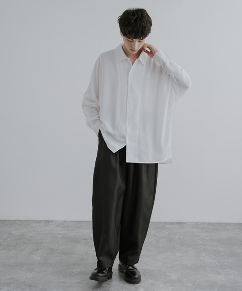 Rocky Monroe(ロッキーモンロー)の「ドレープ ワイドバルーンパンツ(その他パンツ・メンズ・チャコールグレー/ダークグリーン/ネイビー/ブラック・M/L/S)」の9枚目の写真