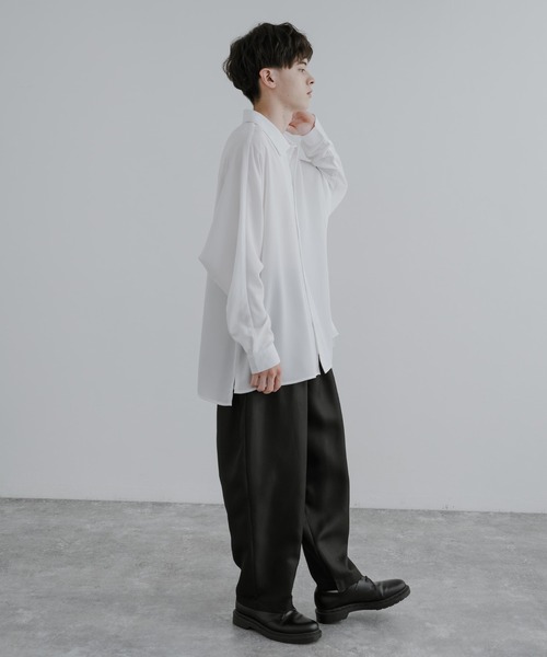 Rocky Monroe(ロッキーモンロー)の「ドレープ ワイドバルーンパンツ(その他パンツ・メンズ・チャコールグレー/ダークグリーン/ネイビー/ブラック・M/L/S)」の10枚目の写真