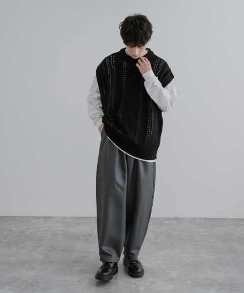 Rocky Monroe(ロッキーモンロー)の「ドレープ ワイドバルーンパンツ(その他パンツ・メンズ・チャコールグレー/ダークグリーン/ネイビー/ブラック・M/L/S)」の15枚目の写真