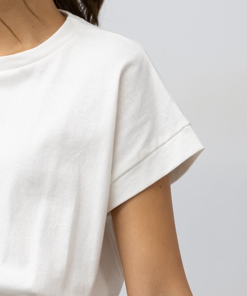 pumpkin port(パンプキンポート)の「Tシャツ +モノトーン花柄スカート ドッキングロングワンピース(ワンピース・レディース・ホワイト×ブラック/ブラック×ホワイト・MEDIUM)」の16枚目の写真