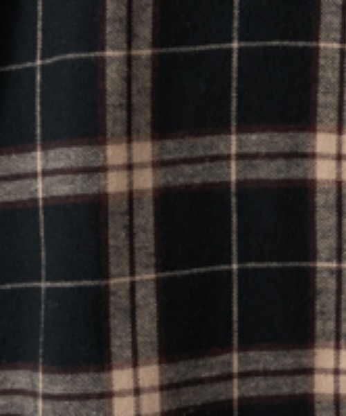 NAVY（ネイビー）の「ネルチェックシャツ（シャツ/ブラウス・レディース・ブラウン/ブラック/ネイビー/マスタード/レッド・L/M）」の11枚目の写真