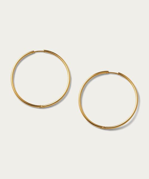 BEAUTY&YOUTH UNITED ARROWS(ビューティーアンドユースユナイテッドアローズ)の「メタルスマートビッグフープピアス(ピアス(両耳用)・レディース・シルバー/ゴールド・FREE)」の1枚目の写真