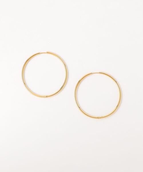 BEAUTY&YOUTH UNITED ARROWS(ビューティーアンドユースユナイテッドアローズ)の「メタルスマートビッグフープピアス(ピアス(両耳用)・レディース・シルバー/ゴールド・FREE)」の3枚目の写真