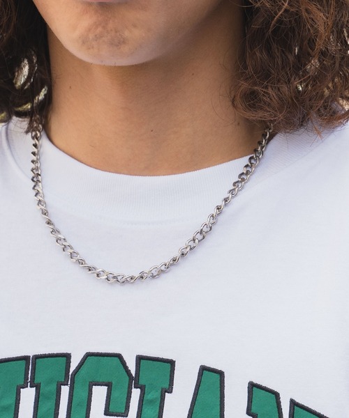 WEGO(ウィゴー)の「WEGO/【2点セット】アクセ付きグラフィックロンT(Tシャツ/カットソー・メンズ・ブラック/ホワイト/ダークグリーン・LARGE/MEDIUM)」の12枚目の写真