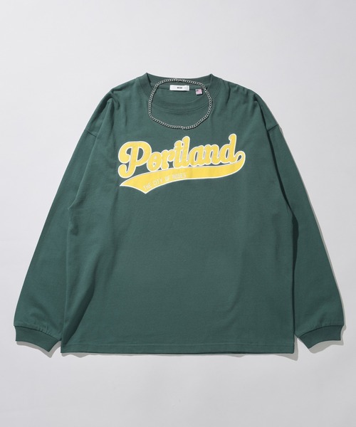 セール】WEGO/【2点セット】アクセ付きグラフィックロンT（T