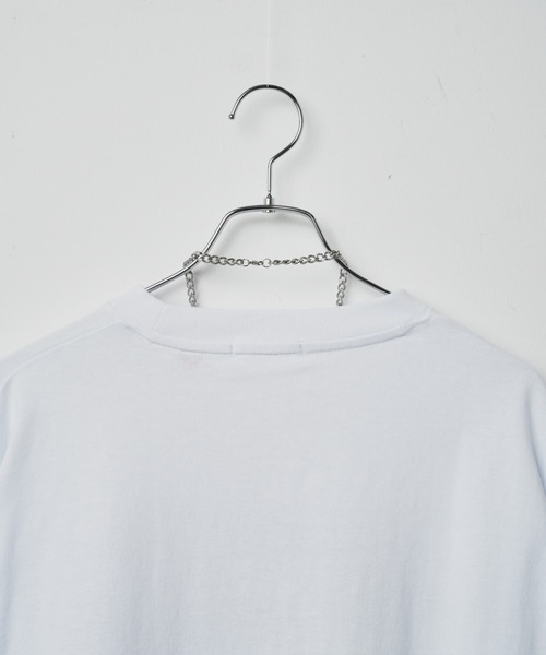 WEGO(ウィゴー)の「WEGO/【2点セット】アクセ付きグラフィックロンT(Tシャツ/カットソー・メンズ・ブラック/ホワイト/ダークグリーン・LARGE/MEDIUM)」の22枚目の写真