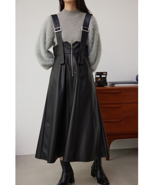 AZUL by moussy（アズールバイマウジー）の「フェイクレザージップ