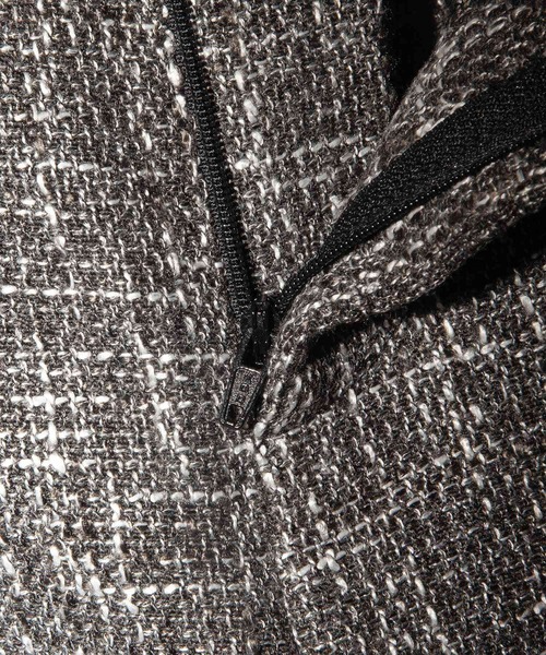 NILWAY（ニルウェイ）の「ツイードハンドフリンジ袴ワイドスラックス/ ワイドパンツ（スラックス・メンズ・ブラック/ブルー/ライトグレー/ブラック×ホワイト・LARGE/SMALL/MEDIUM）」の12枚目の写真