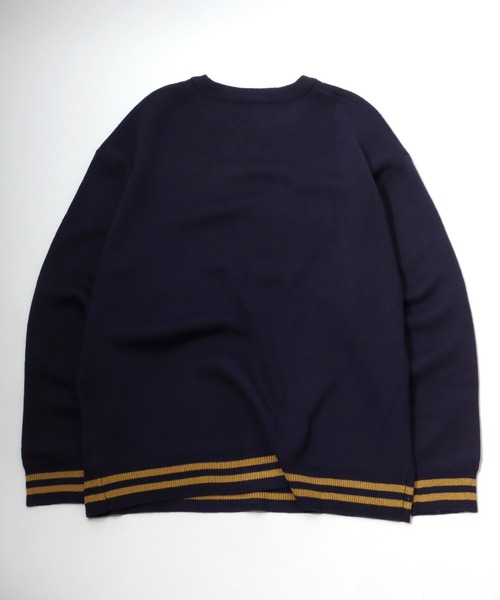 Disney(ディズニー)の「Disney(ディズニー)キャラクタージャガード編みニットセーター/ミッキーマウス・ミニーマウス・ドナルドダック・チップとデール(ニット/セーター・レディース・グレー/ネイビー/アイボリー/マスタード・L/M)」の7枚目の写真