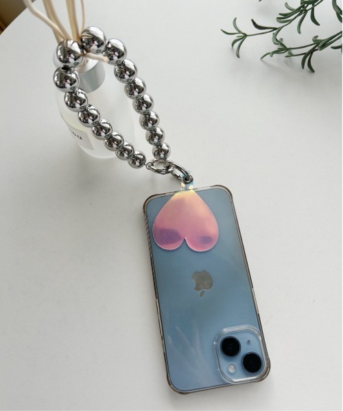 thank U more(サンキューモア)の「スマホ ストラップブレス(ブレスレット・レディース・クリア/マルチ・FREE)」の9枚目の写真