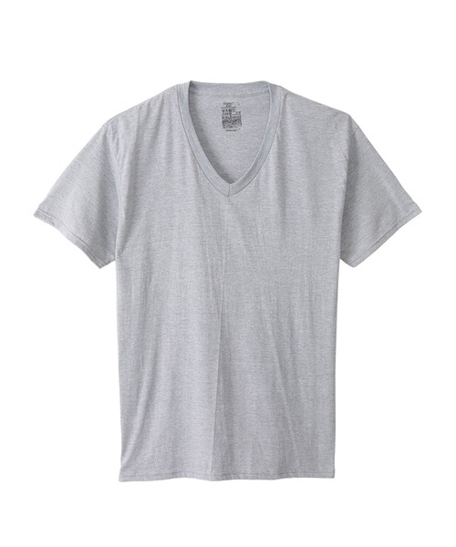 HANES(ヘインズ)の「【Hanes/ヘインズ】メンズ 【2枚組】RS VネックTシャツ(その他アンダーウェア/インナー・メンズ・ヘザーグレー/ブラック/ホワイト・LARGE/MEDIUM/X-LARGE)」の3枚目の写真