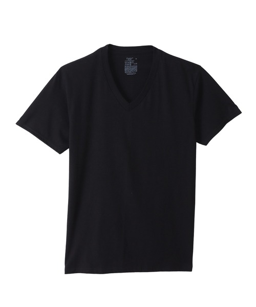 HANES(ヘインズ)の「【Hanes/ヘインズ】メンズ 【2枚組】RS VネックTシャツ(その他アンダーウェア/インナー・メンズ・ヘザーグレー/ブラック/ホワイト・LARGE/MEDIUM/X-LARGE)」の2枚目の写真