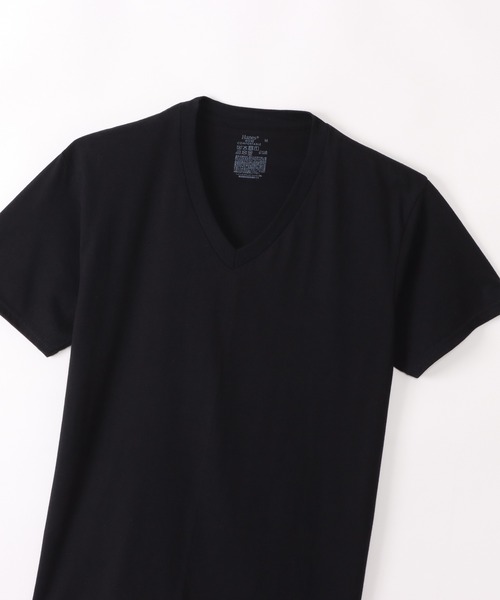 HANES(ヘインズ)の「【Hanes/ヘインズ】メンズ 【2枚組】RS VネックTシャツ(その他アンダーウェア/インナー・メンズ・ヘザーグレー/ブラック/ホワイト・LARGE/MEDIUM/X-LARGE)」の9枚目の写真