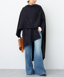 コルタナ ポンチョ コート NVY 　Deuxieme Classe　未使用 セール】【CORTANA/コルタナ】ポンチョ コート NVY（ポンチョ