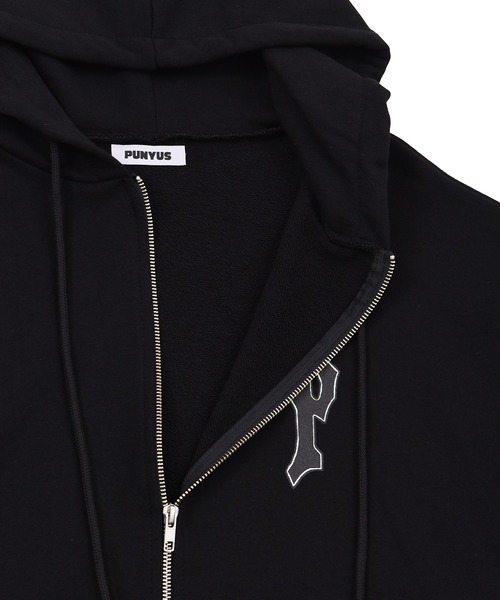 PUNYUS（プニュズ）の「ケルベロスビッグジップパーカー（パーカー・レディース・杢グレー/ブラック・2/3/4）」の20枚目の写真
