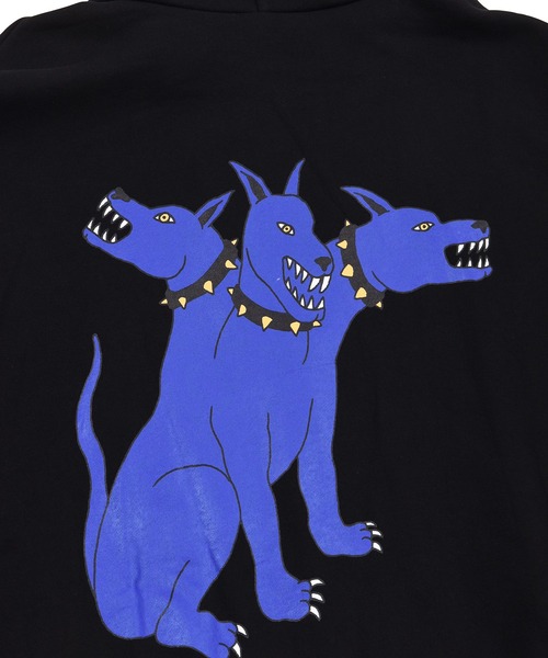 PUNYUS（プニュズ）の「ケルベロスビッグジップパーカー（パーカー・レディース・杢グレー/ブラック・2/3/4）」の5枚目の写真