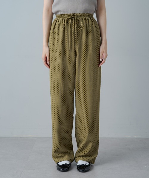 PUAL CE CIN（ピュアルセシン）の「ドットプリント イージーパンツ（その他パンツ・レディース・ブラック/カーキ・FREE）」の18枚目の写真