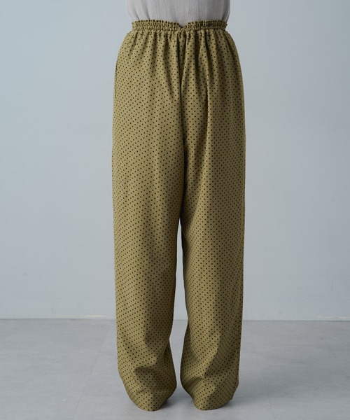 PUAL CE CIN（ピュアルセシン）の「ドットプリント イージーパンツ（その他パンツ・レディース・ブラック/カーキ・FREE）」の20枚目の写真