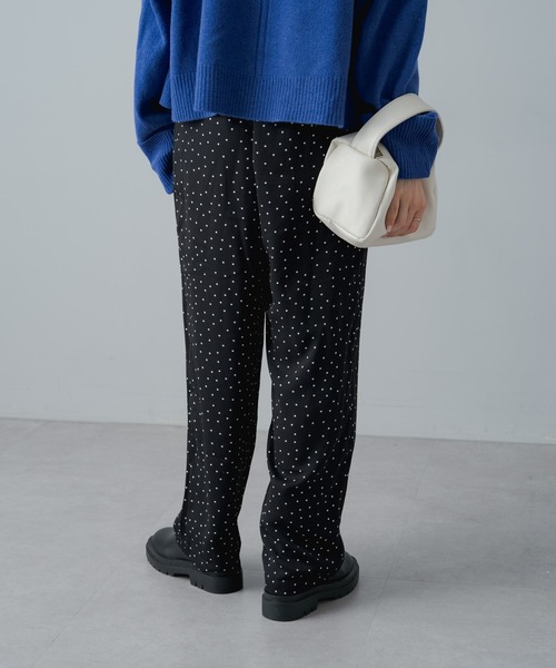 PUAL CE CIN（ピュアルセシン）の「ドットプリント イージーパンツ（その他パンツ・レディース・ブラック/カーキ・FREE）」の14枚目の写真