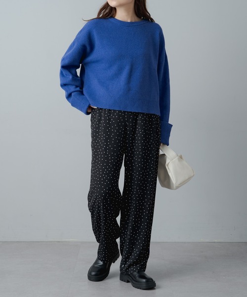 PUAL CE CIN（ピュアルセシン）の「ドットプリント イージーパンツ（その他パンツ・レディース・ブラック/カーキ・FREE）」の15枚目の写真