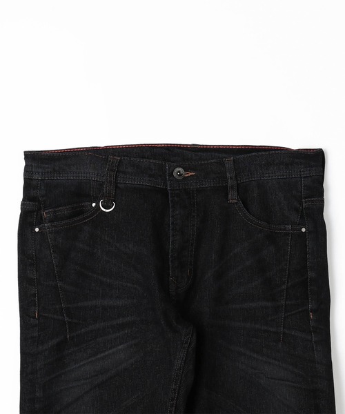 HIDEAWAYS NICOLE（ハイダウェイニコル）の「フロッキープリントデニム（デニムパンツ・メンズ・ブルー系その他/ブラック系その他/ブルー系その他2・SMALL/LARGE/MEDIUM/X-LARGE）」の5枚目の写真