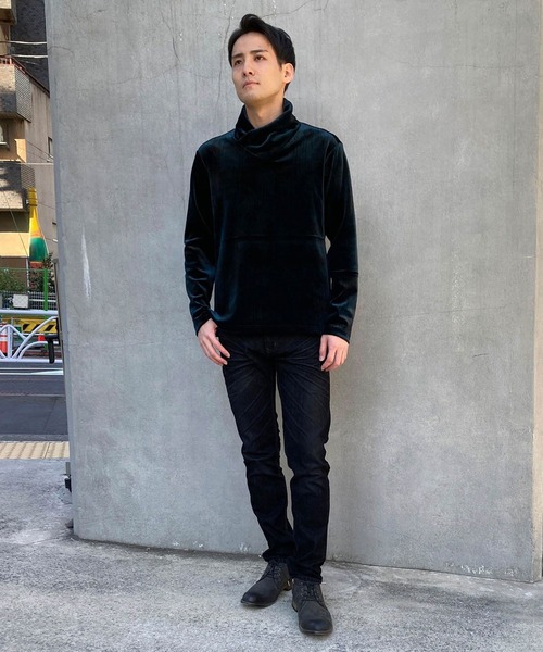 HIDEAWAYS NICOLE（ハイダウェイニコル）の「フロッキープリントデニム（デニムパンツ・メンズ・ブルー系その他/ブラック系その他/ブルー系その他2・SMALL/LARGE/MEDIUM/X-LARGE）」の21枚目の写真