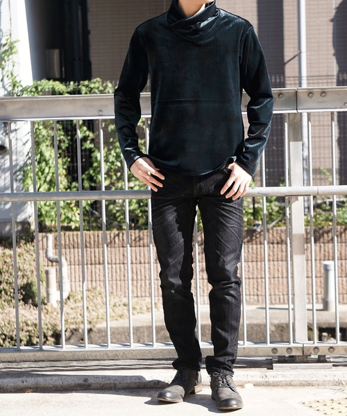 HIDEAWAYS NICOLE（ハイダウェイニコル）の「フロッキープリントデニム（デニムパンツ・メンズ・ブルー系その他/ブラック系その他/ブルー系その他2・SMALL/LARGE/MEDIUM/X-LARGE）」の22枚目の写真