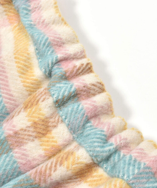 Noeil aime BeBe（ノイユエイムベベ）の「モッサチェックキュロットスカート(90~130cm)（その他パンツ・キッズ・オレンジ系その他/ブルー系その他・110cm/130cm/100cm/120cm/90cm）」の15枚目の写真