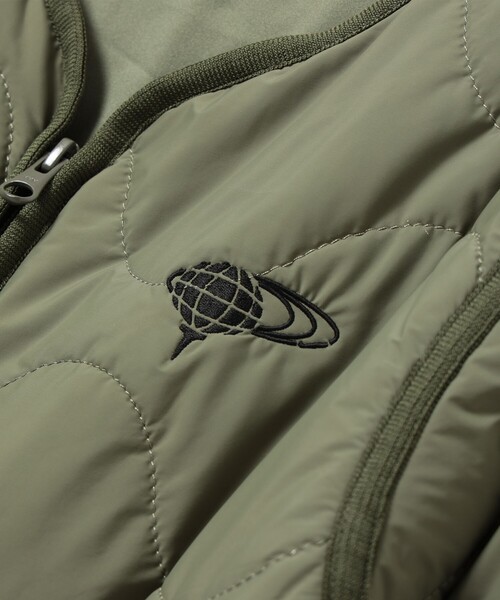 BEAMS GOLF ORANGE LABEL / ノーカラー キルト ブルゾン【公式通販】