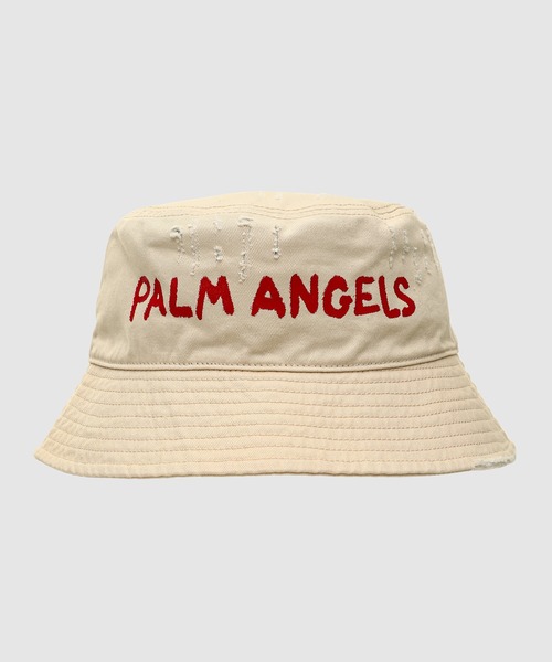 Palm Angels（パームエンジェルス）の「SEASONAL LOGO BUCKET HAT（ハット・メンズ・ホワイト・ONE SIZE）」の3枚目の写真