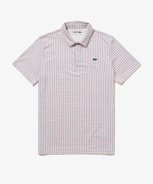 LACOSTE（ラコステ）の「UVカット ミニマム総柄プリント 比翼仕立て ウルトラドライ ゴルフポロシャツ（ポロシャツ・メンズ・ブラウン/グリーン/ネイビー/ホワイト/ライトブルー/ダークグリーン/オフホワイト/ダークブルー/ロイヤルブルー/レッド/スカイブルー/カーキ/ワイン/ホワイト系その他/ブルー系その他/モスグリーン/ホワイト系その他2/アクア/ベージュ/グレイッシュブルー/ライトピンク/オリーブ・5/3/2/4）」の20枚目の写真