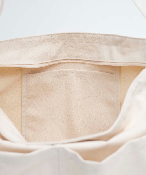 WEGO（ウィゴー）の「WEGO/立体ポケットキャンバスショルダー（ショルダーバッグ・レディース・ブラック/ナチュラル/ダークグレー/ライトインディゴブルー・FREE）」の22枚目の写真