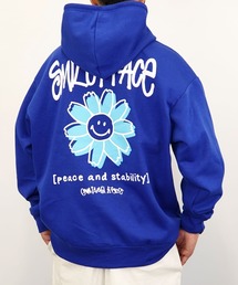 【GROOVY STORE】SMILEY FACE オーバーサイズ別注スウェットパーカー裏起毛