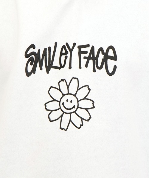 SMILEY FACE（スマイリーフェイス）の「【GROOVY STORE】SMILEY FACE オーバーサイズ別注スウェットパーカー裏起毛（パーカー・メンズ・ロイヤルブルー/ホワイト/ブラック・M/L/LL）」の11枚目の写真