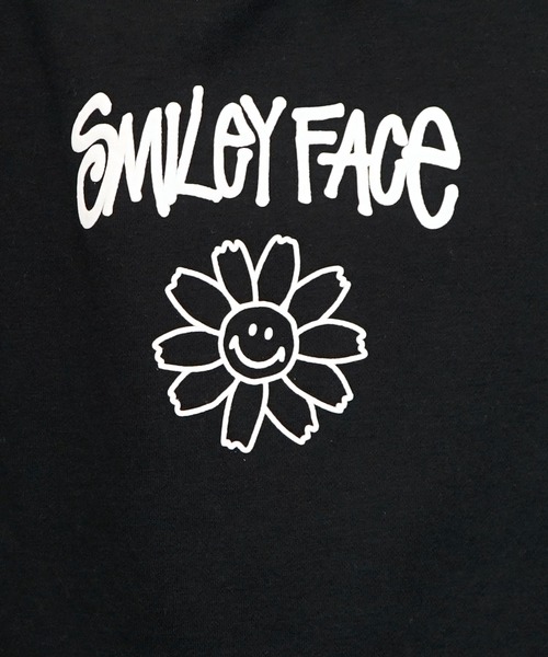 SMILEY FACE（スマイリーフェイス）の「【GROOVY STORE】SMILEY FACE オーバーサイズ別注スウェットパーカー裏起毛（パーカー・メンズ・ロイヤルブルー/ホワイト/ブラック・M/L/LL）」の19枚目の写真