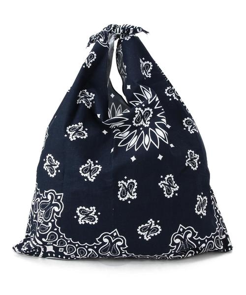 BEAUTY&YOUTH UNITED ARROWS（ビューティーアンドユースユナイテッドアローズ）の「THE BANDANNA COMPANY ペイズリートートバッグ（トートバッグ・ブラック/レッド/ネイビー・フリー）」の2枚目の写真