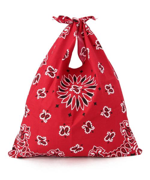 BEAUTY&YOUTH UNITED ARROWS（ビューティーアンドユースユナイテッドアローズ）の「THE BANDANNA COMPANY ペイズリートートバッグ（トートバッグ・ブラック/レッド/ネイビー・フリー）」の3枚目の写真