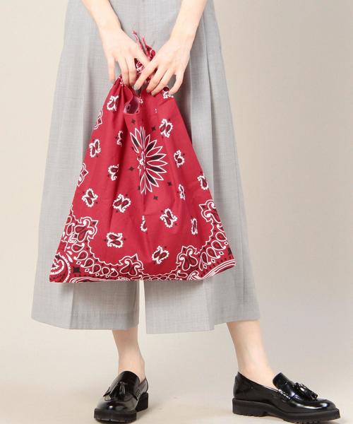 BEAUTY&YOUTH UNITED ARROWS（ビューティーアンドユースユナイテッドアローズ）の「THE BANDANNA COMPANY ペイズリートートバッグ（トートバッグ・ブラック/レッド/ネイビー・フリー）」の10枚目の写真