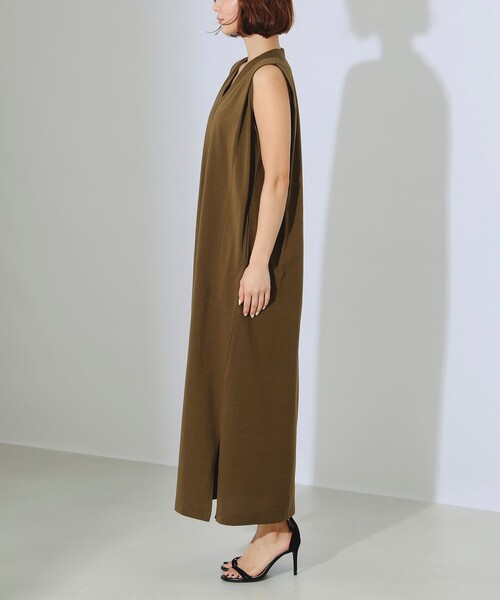 B:MING by BEAMS（ビーミングバイビームス）の「B:MING by BEAMS / Vネック マキシ ワンピース（ワンピース・レディース・ブルー系その他2/ブラック/カーキ・SMALL/MEDIUM）」の20枚目の写真