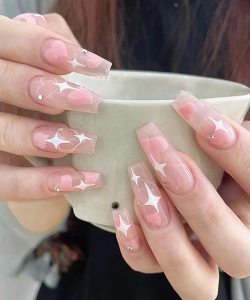 DiamondHearts（ダイヤモンドハーツ）の「ハンド ネイルチップシール 貼るだけ（ネイルシール/ネイルチップ・レディース・A/C/D/E/B/G/J/K/R/I/N/M/P/S/H/L/Q/T・FREE）」の13枚目の写真