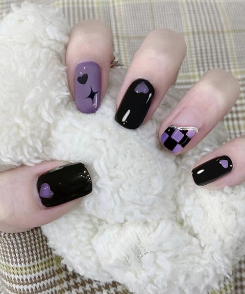 DiamondHearts（ダイヤモンドハーツ）の「ハンド ネイルチップシール 貼るだけ（ネイルシール/ネイルチップ・レディース・A/C/D/E/B/G/J/K/R/I/N/M/P/S/H/L/Q/T・FREE）」の15枚目の写真