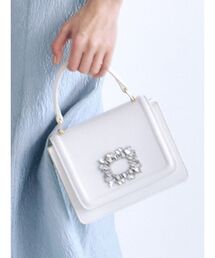 MERCURYDUO | ビジュー付プリーツBAG(ショルダーバッグ)