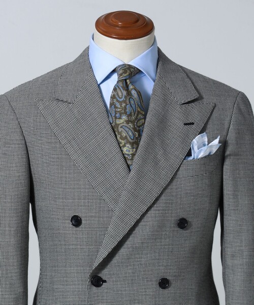 ROSS MILANO / リネン ペイズリー柄 ネクタイ