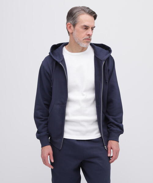 AVIREX（アヴィレックス）の「《DAILY/デイリー》ZIP UP SWEAT PARKA / ジップアップ スウェット パーカー / AVIREX / アヴィレックス（パーカー・メンズ・ネイビー/ホワイト系2/ブラック/その他17・L/2XL/M/XL）」の20枚目の写真