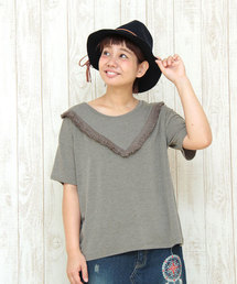 チチカカ | フリンジカットソ－Ｔシャツ　フリンジアイテム(Tシャツ/カットソー)