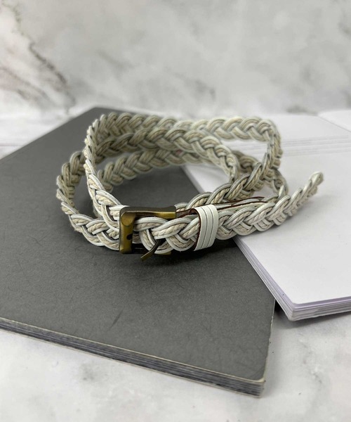 SPIGA(スピーガ)の「メッシュベルト(ベルト・レディース・ブラック/レッド/キャメル/ホワイト・FREE)」の2枚目の写真