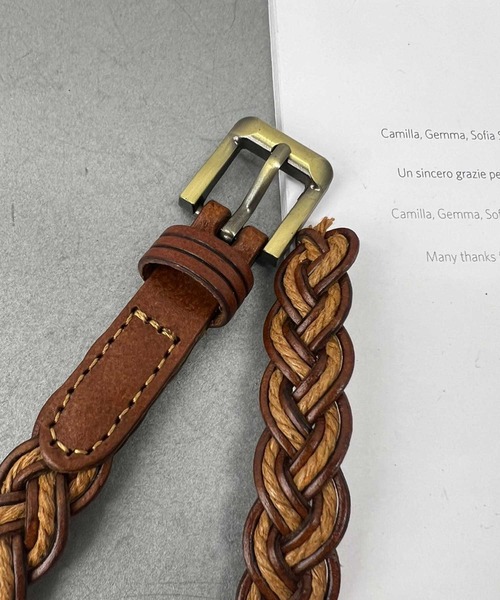 SPIGA(スピーガ)の「メッシュベルト(ベルト・レディース・ブラック/レッド/キャメル/ホワイト・FREE)」の8枚目の写真