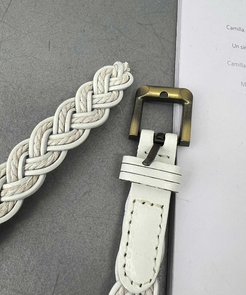 SPIGA(スピーガ)の「メッシュベルト(ベルト・レディース・ブラック/レッド/キャメル/ホワイト・FREE)」の9枚目の写真