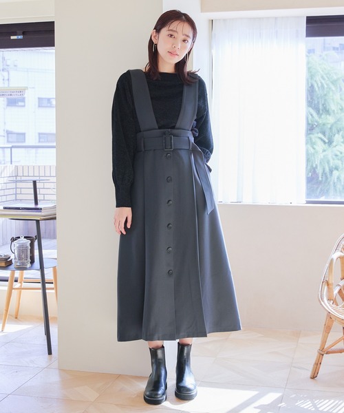 mysty woman（ミスティウーマン）の「ラメモールボートネックプルオーバー　100701（ニット/セーター・レディース・アイボリー/ブラック/ライトブルー/ライトピンク・FREE）」の8枚目の写真