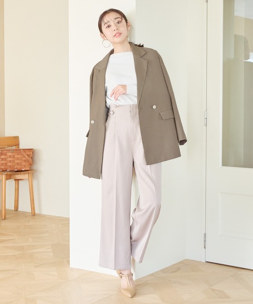 mysty woman（ミスティウーマン）の「ラメモールボートネックプルオーバー　100701（ニット/セーター・レディース・アイボリー/ブラック/ライトブルー/ライトピンク・FREE）」の10枚目の写真